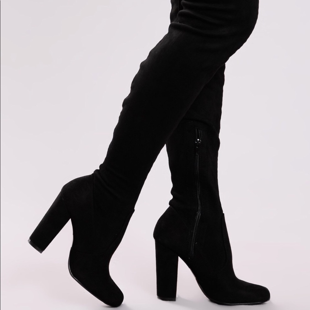 Thigh High Lace Boots